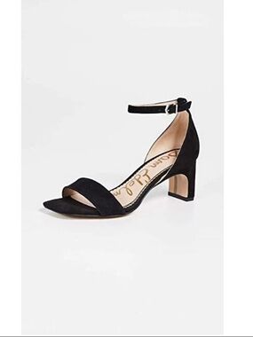 Sam Edelman Black Suede Sandals Sz 7.5